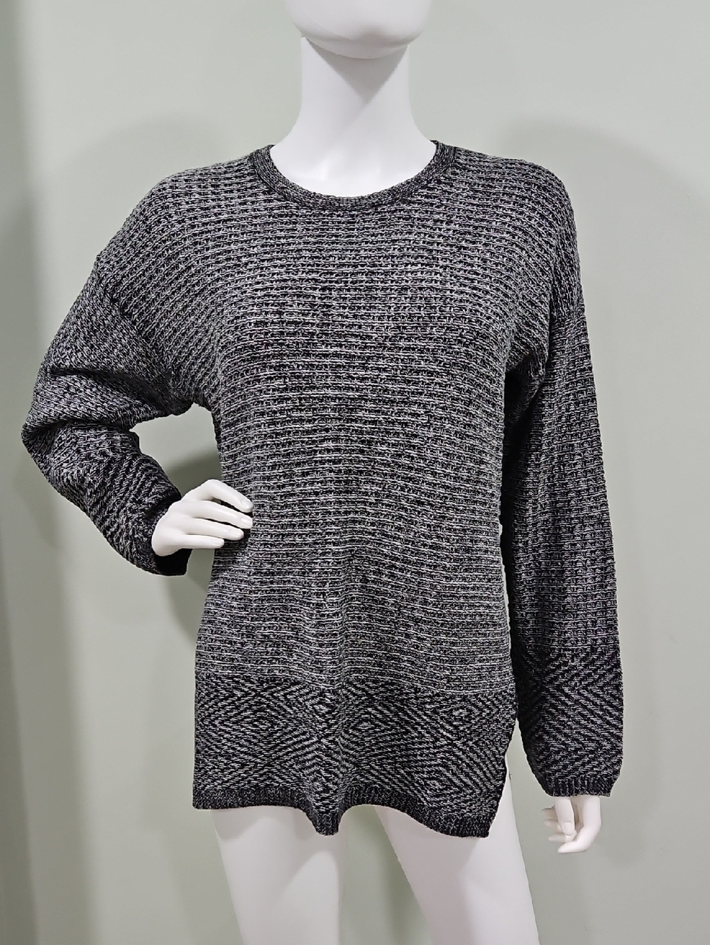 Eight Eight Eight Black Knit Sweater